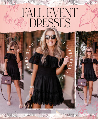 dallas fashion blogger fall event dresses